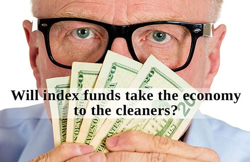 Image of an old man holding money