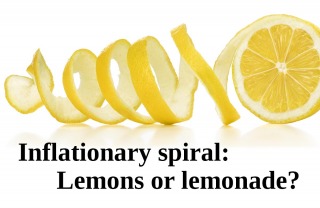 Inflationary spiral: Lemons or lemonade?