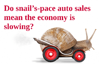 a snail on wheels