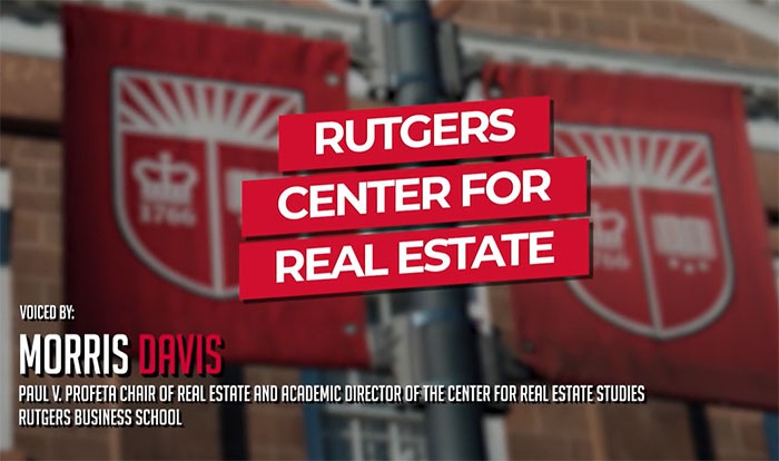 Rutgers Center for Real Estate testimonial video